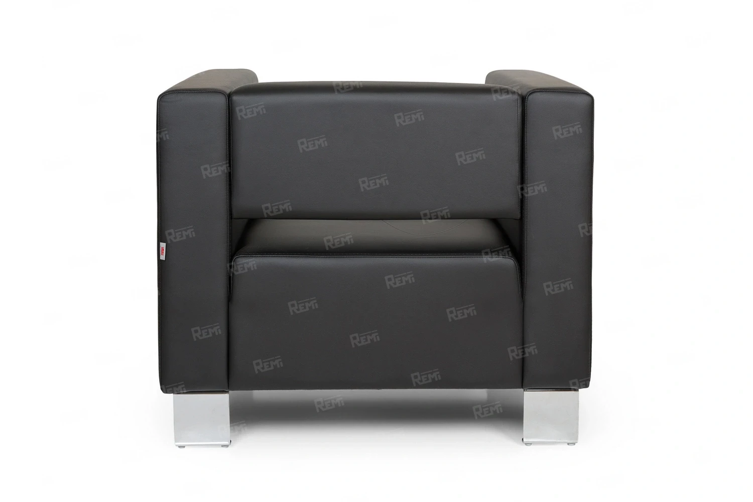 Кресло ГОРИЗОНТ на 1 место цвет Черный