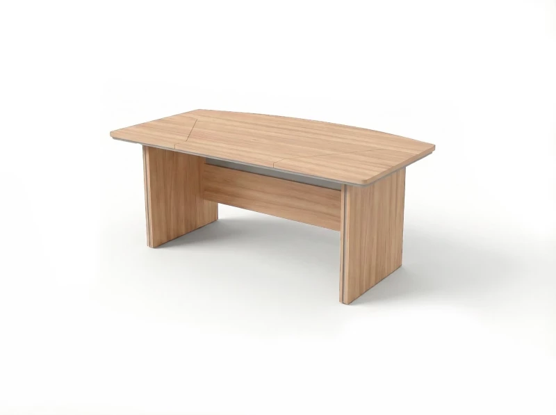 BRL RB068-200x100 Стол руководителя прямой составной 2000х1000х760 Акация/Серый вулканический