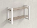Полка настенная 900x200x500 RM194-90x20 Дуб Маувелла/Белый