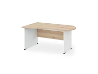 BRL RB004-180х120L Стол асимметричный левый 1800х1200х740 Акация/Белый