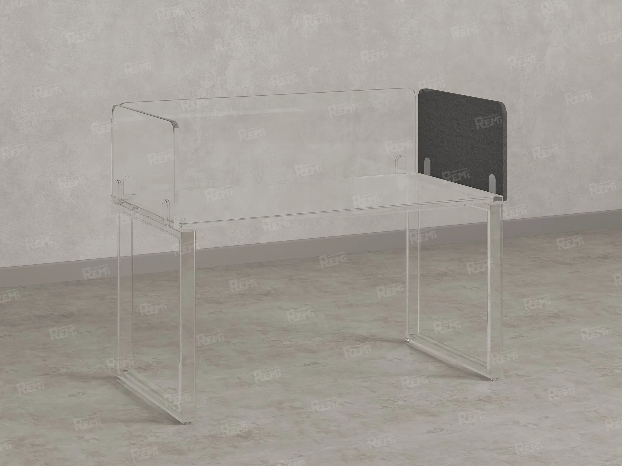 Фронтальный тканевый экран 800x16x400 RM205-80x40 Серый