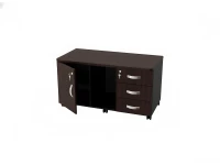 BRL RB034-110х56 Сервисная тумба для копировальной техники 1100х560х740 Венге/Черный