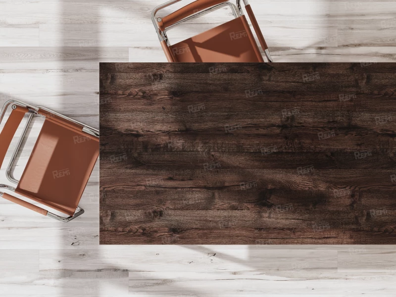 Бенч-система в 1 ряд, 2 рабочих места 2 ЛДСП экранов 3600x800x750 RM167-4-36x8 Дуб Апрельский шоколад/Серый