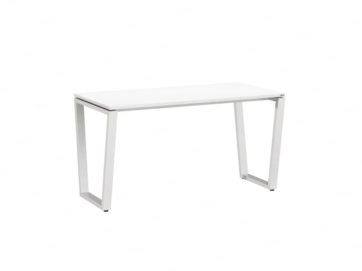 Стол прямой на U-образных опорах 1400x700x750 RM003-14x7 Белый/Белый