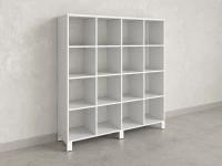 Стеллаж, 16 ячеек 1500х370х1620 RM140-15x37 Белый/Белый