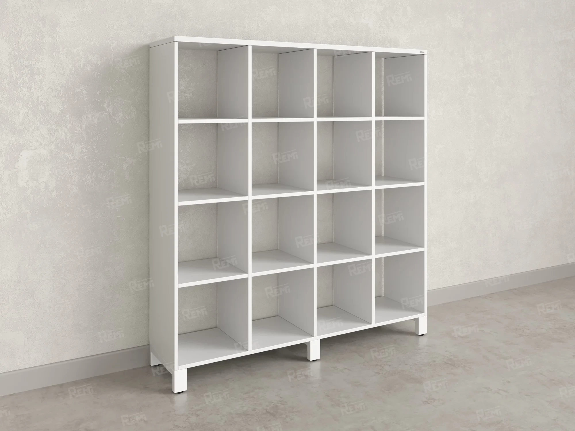 Стеллаж, 16 ячеек 1500х370х1620 RM140-15x37 Белый/Белый