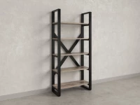 Стеллаж, 5 уровней 900x370x1920 RM131-90x37 Дуб Маувелла/Черный