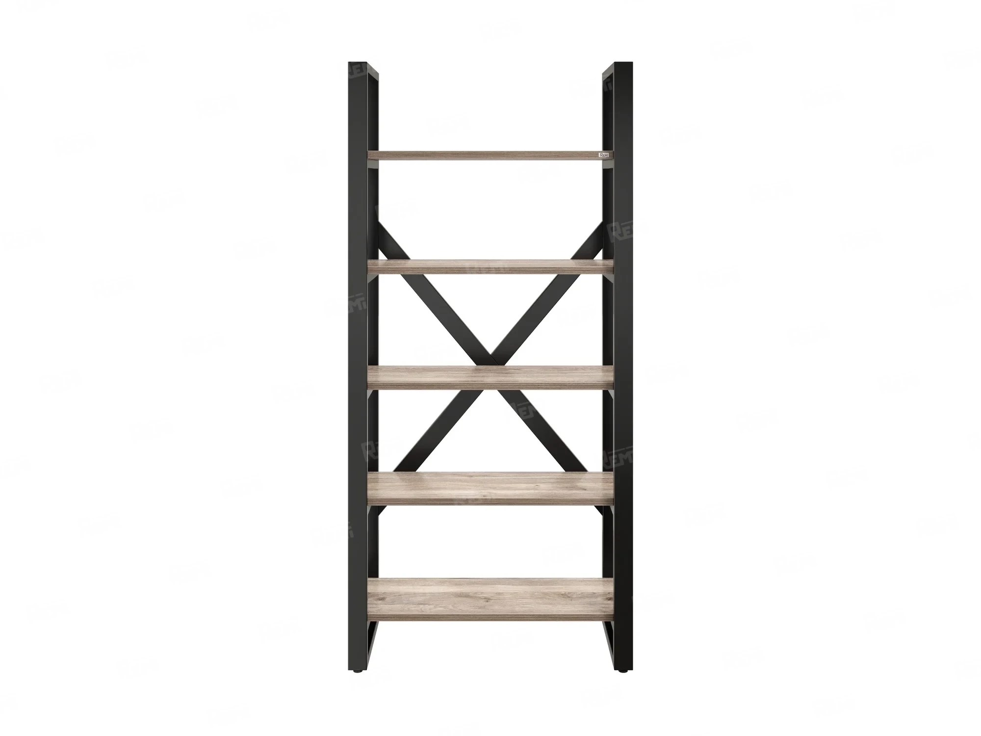 Стеллаж, 5 уровней 900x370x1920 RM131-90x37 Дуб Маувелла/Черный