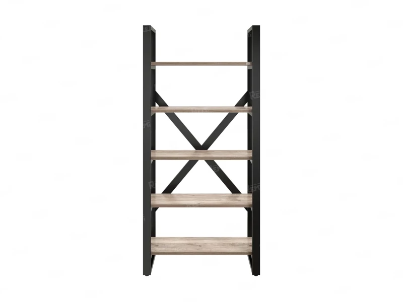 Стеллаж, 5 уровней 900x370x1920 RM131-90x37 Дуб Маувелла/Черный