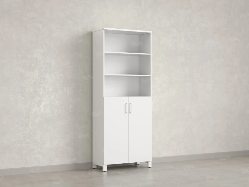Шкаф комбинированный, 6 уровней 900x420x2200 RM154-90x41 Белый/Белый