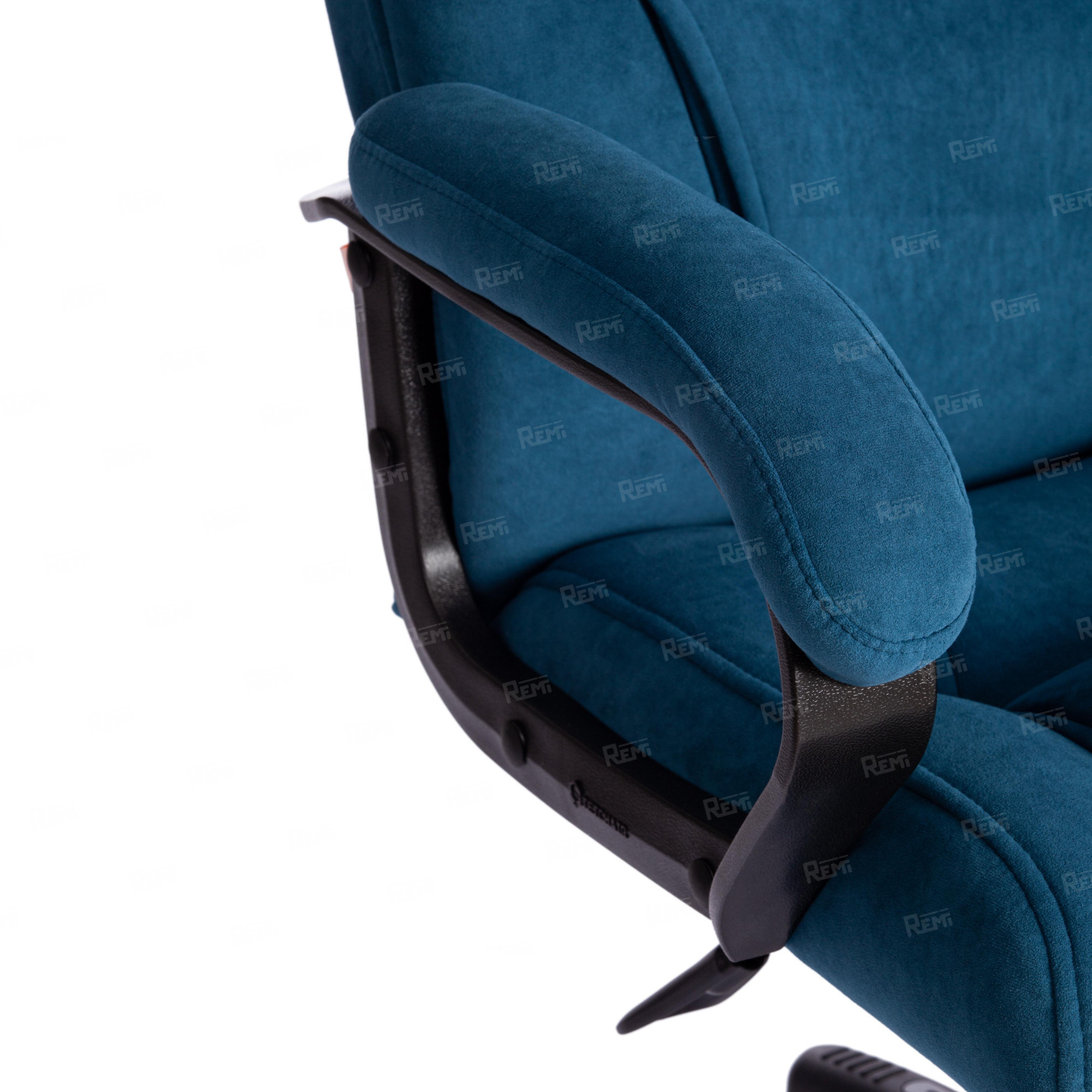 Кресло BERGAMO хром Синий/Синий, Флок (арт. 19375)