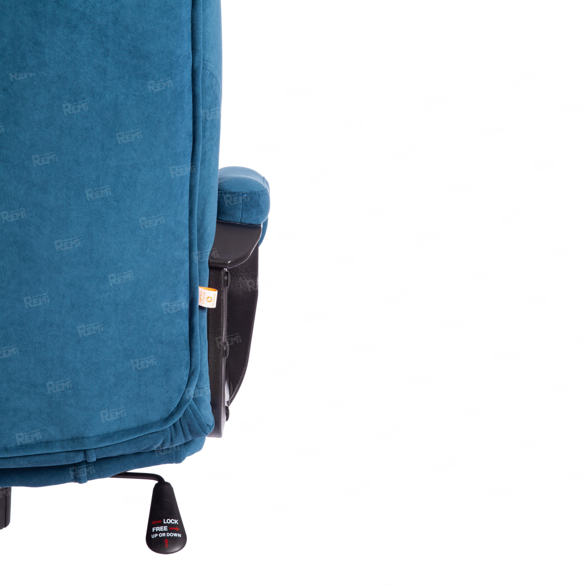 Кресло BERGAMO хром Синий/Синий, Флок (арт. 19375)