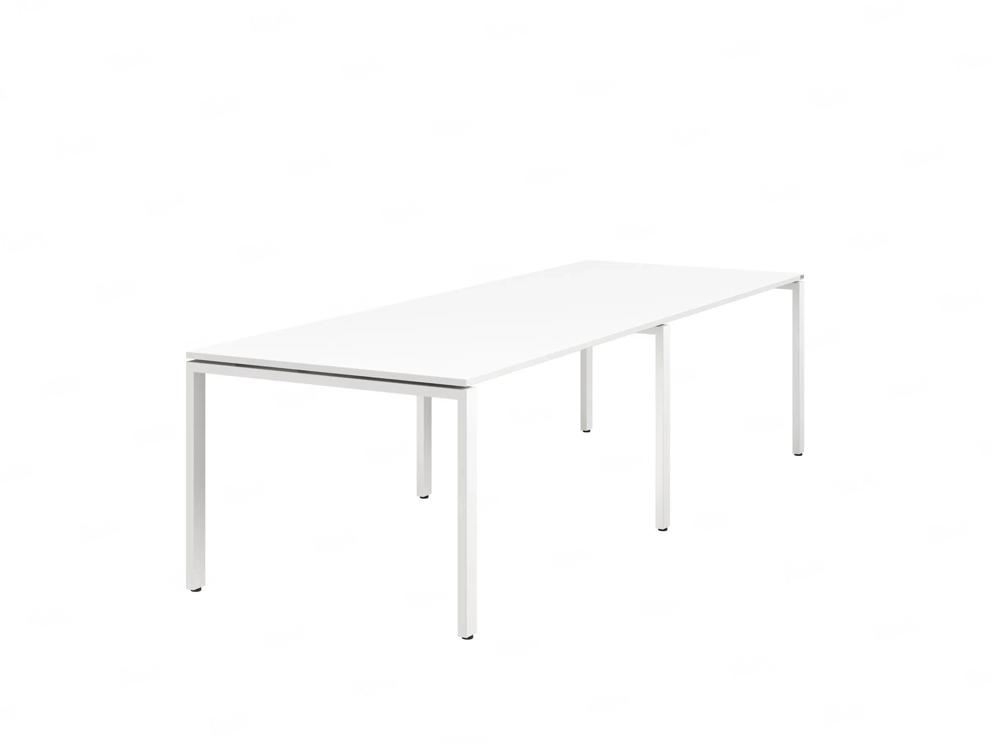 Cтол для переговоров, на П-образном каркасе 2000x1200x750 RM080-200x120 Белый/Белый