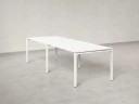 Cтол для переговоров, на П-образном каркасе 2500x1650x750 RM080-250x165 Белый/Белый