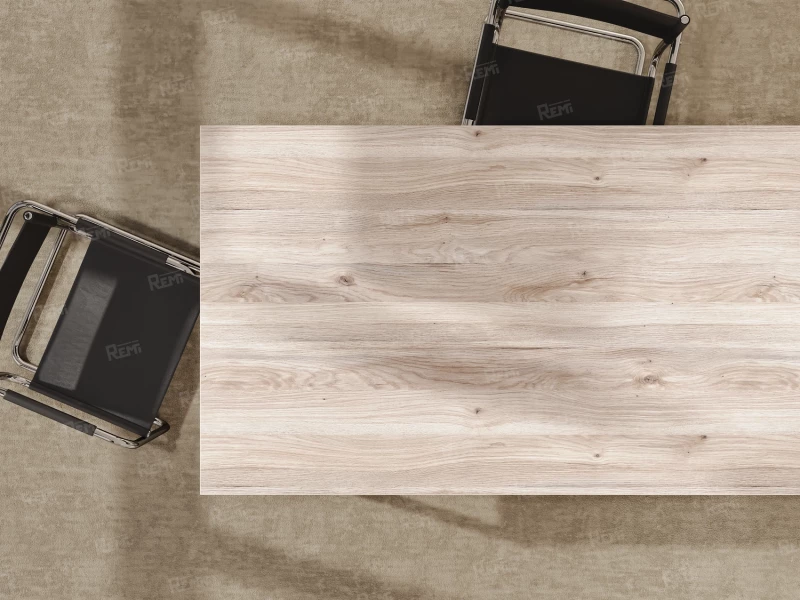 Бенч-система, 4 рабочих места, на О-образных опорах, 8 ЛДСП экранов 2800x1400x750 RM170-1-14x14 Дуб Маувелла/Черный