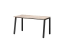 Стол прямой на Л-образных опорах 1800x600x750 RM004-18x6 Дуб Маувелла/Черный