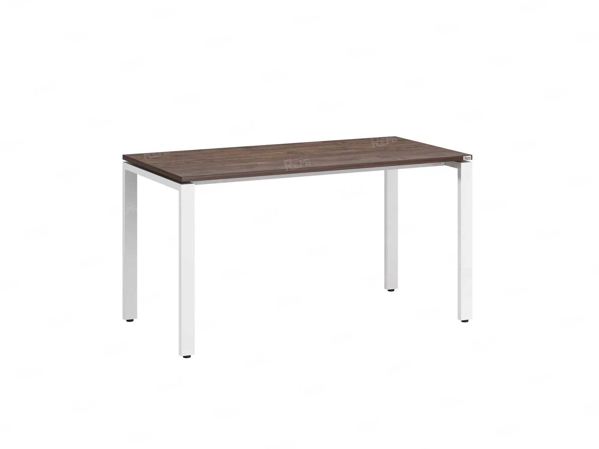 Стол прямой на П-образных опорах 2000x800x750 RM001-20x8 Дуб Апрельский шоколад/Белый