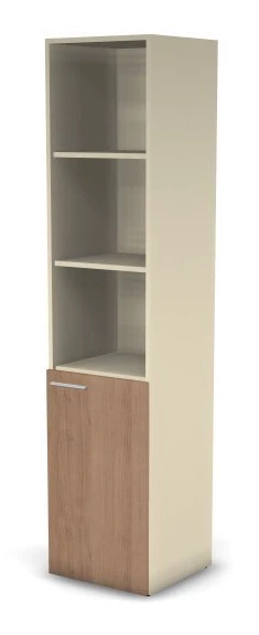 Шкаф узкий, RAC059 полуоткрытый правый 45,1x44,8x198,2см Акация Шеффилд/Кашемир, Серия Аккорд / Accord. Серия Аккорд / Accord. Серия Аккорд / Accord