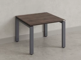 Журнальный стол с полкой 1200x700x550 RM183-12x7 Дуб Апрельский шоколад/Серый