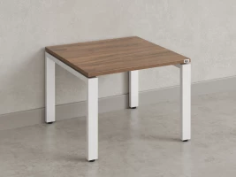 Журнальный стол с полкой 900x600x550 RM183-9x6 Дуб Юстус/Белый