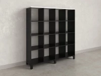 Стеллаж, 16 ячеек 1500х370х1620 RM140-15x37 Белый/Черный