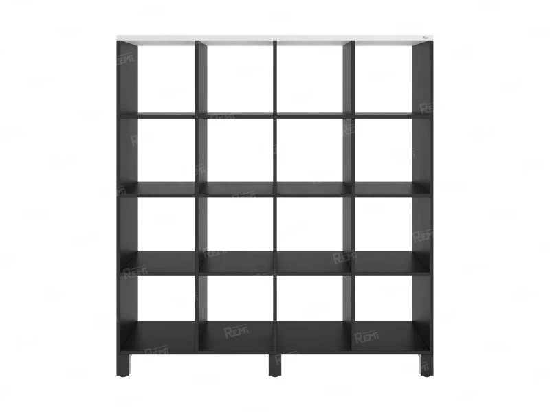 Стеллаж, 16 ячеек 1500х370х1620 RM140-15x37 Белый/Черный