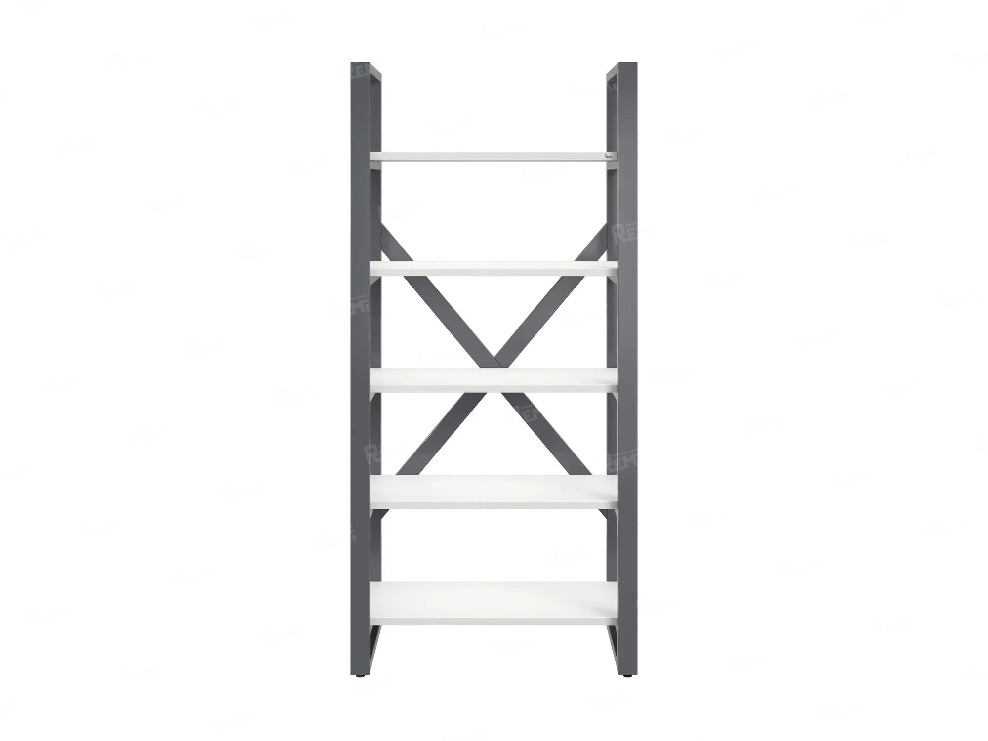 Стеллаж, 5 уровней 900x370x1920 RM131-90x37 Серый/Серый