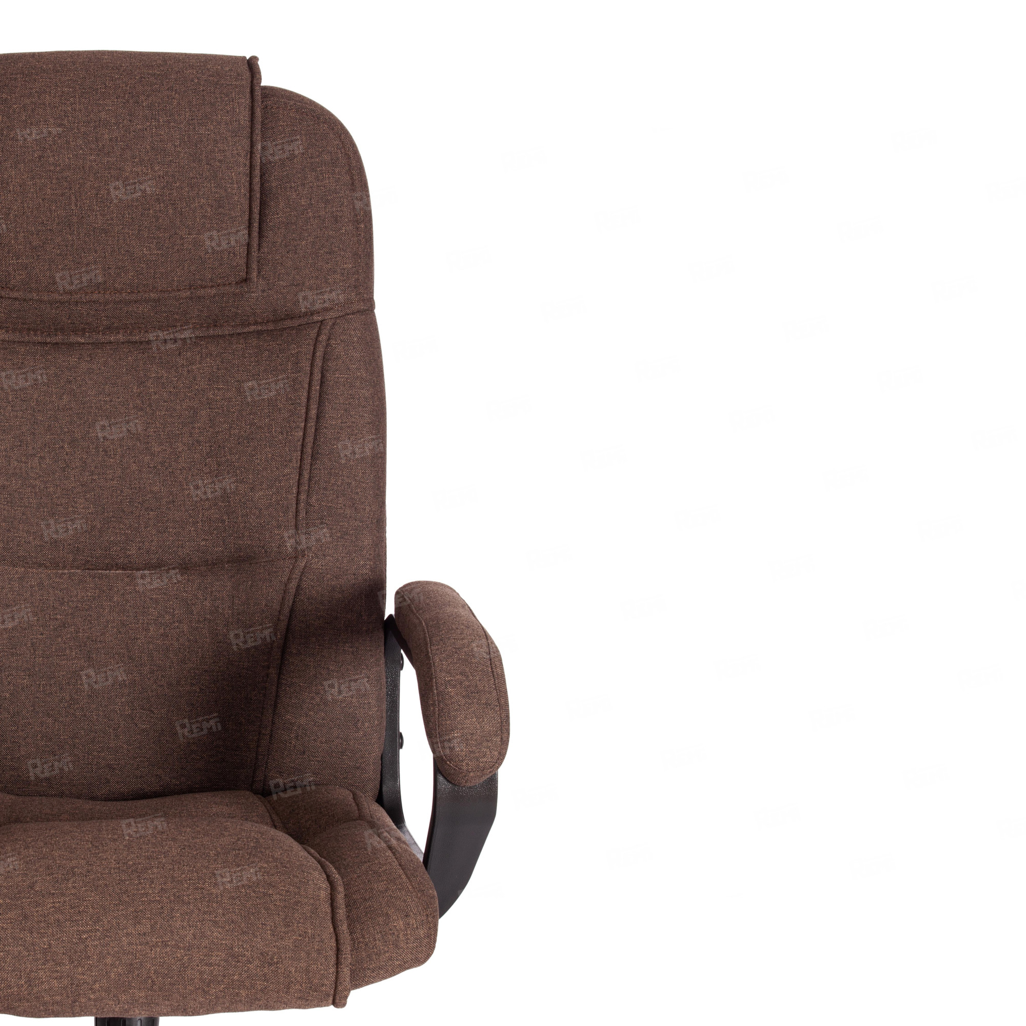 Кресло BERGAMO хром Коричневый/Коричневый, Ткань (арт. 19398)