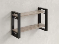 Полка настенная 900x200x500 RM194-90x20 Дуб Маувелла/Черный
