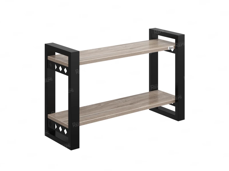 Полка настенная 900x200x500 RM194-90x20 Дуб Маувелла/Черный