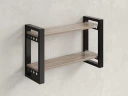 Полка настенная 900x200x500 RM194-90x20 Дуб Маувелла/Черный