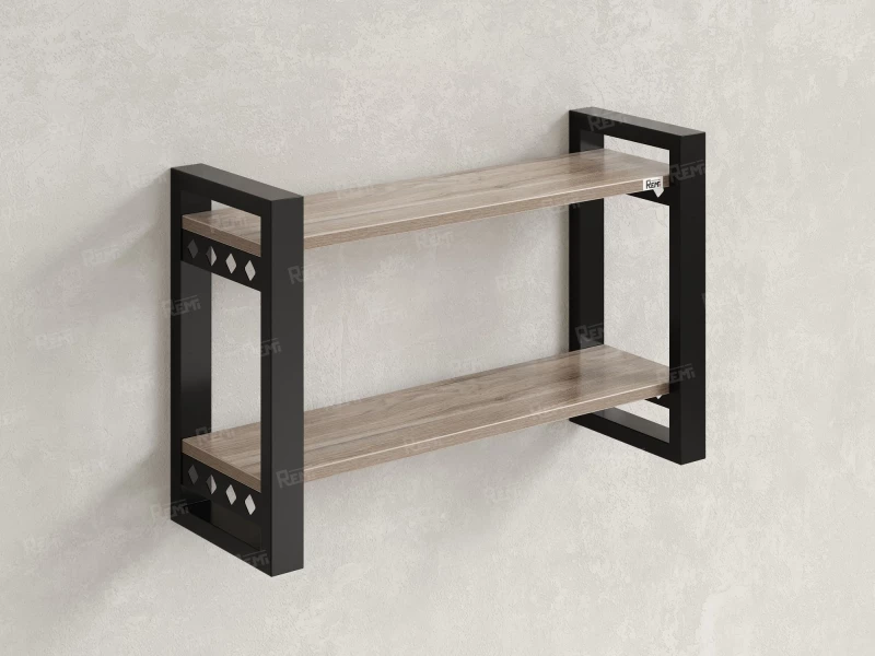 Полка настенная 900x200x500 RM194-90x20 Дуб Маувелла/Черный