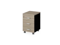 BRL RB033-40х50 Тумба мобильная 400х500х610 Шорвуд/Черный