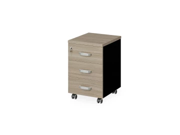 Тумба мобильная 400х500х610 RB033-40х50 Шорвуд/Черный