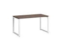 Стол прямой на O-образных опорах 1000x700x750 RM002-10x7 Дуб Апрельский шоколад/Белый