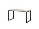 Стол прямой на O-образных опорах 1800x800x750 RM002-18x8 Дуб Маувелла/Черный