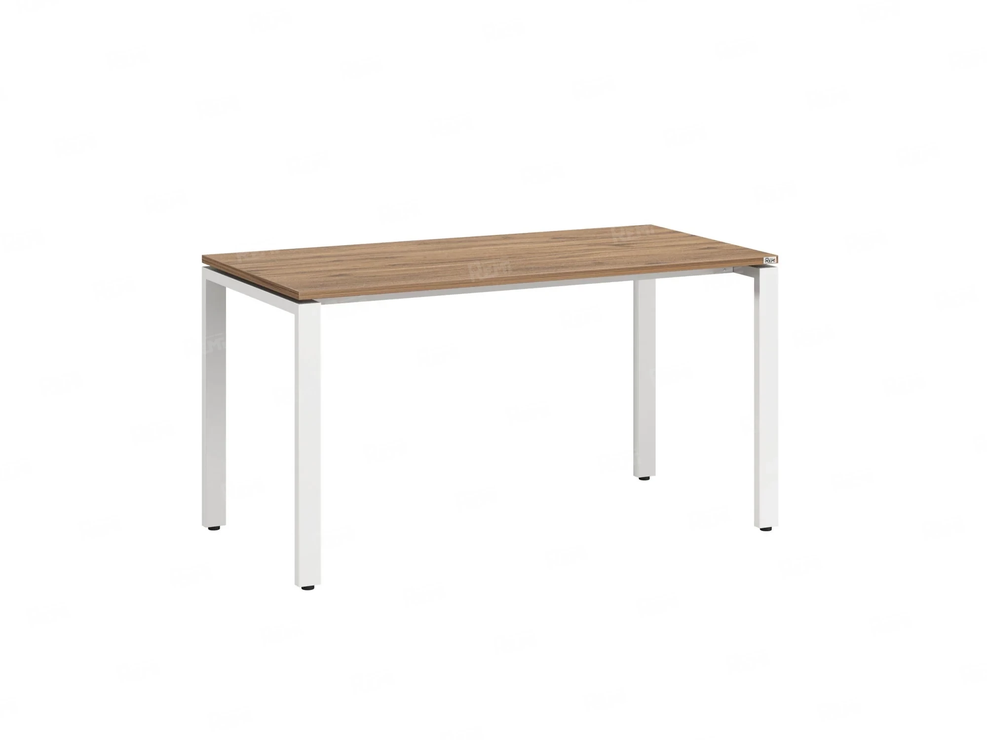 Стол прямой на П-образных опорах 1600x700x750 RM001-16x7 Дуб Юстус/Белый