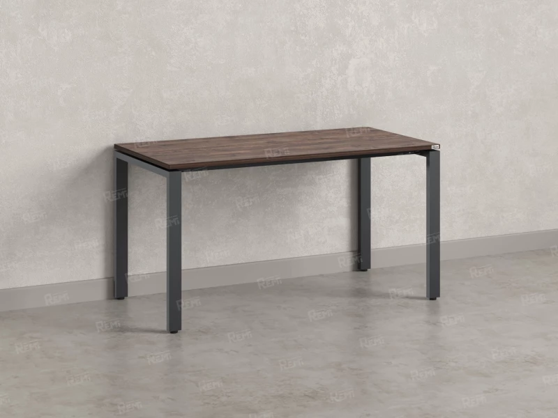 Стол прямой на П-образных опорах 2000x800x750 RM001-20x8 Дуб Апрельский шоколад/Серый