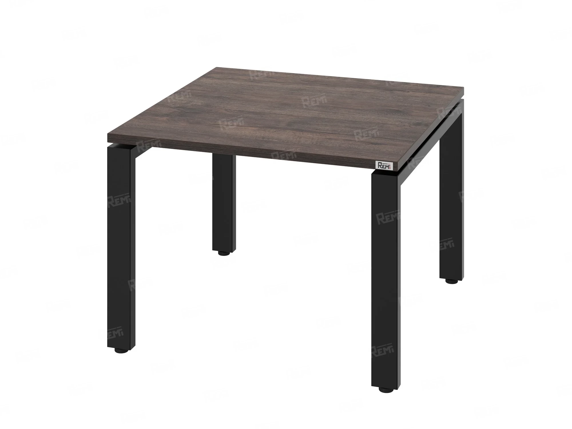 Журнальный стол с полкой 1200x700x550 RM183-12x7 Дуб Апрельский шоколад/Черный