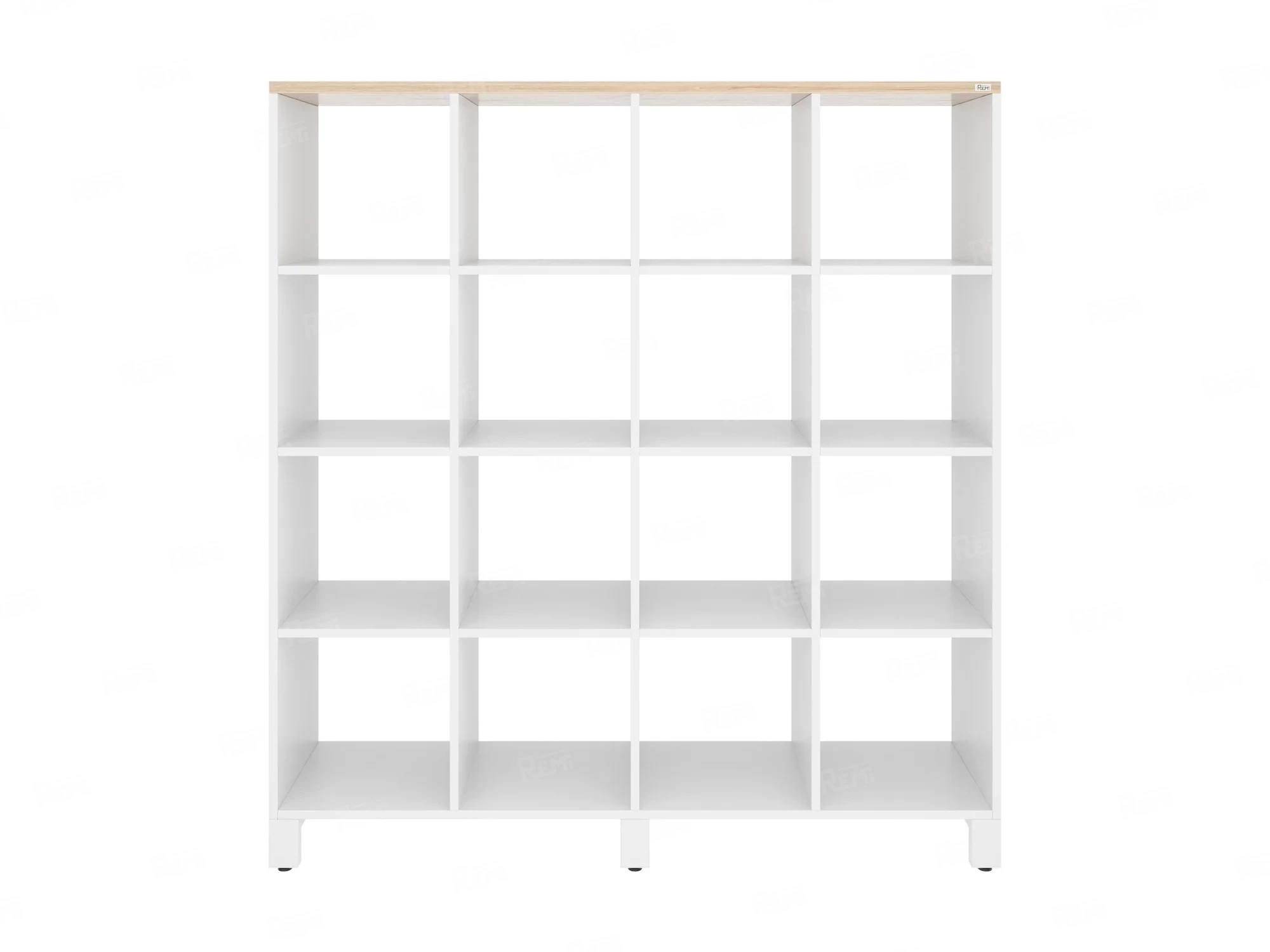 Стеллаж, 16 ячеек 1500х370х1620 RM140-15x37 Вяз Швейцарский светлый/Белый