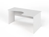 Угловой стол RLG005 160x110x75 Белый, Серия ЛАЙТ | LIGHT