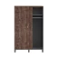 Шкаф-купе, штанга, 1 полка 1200x600x1900 RM163-90x60 Дуб Апрельский шоколад/Серый