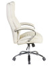 CHESTER, Кресло для руководителя, цвет сиденья кремовый, цвет основания хромированная сталь (арт. LMR-114B)