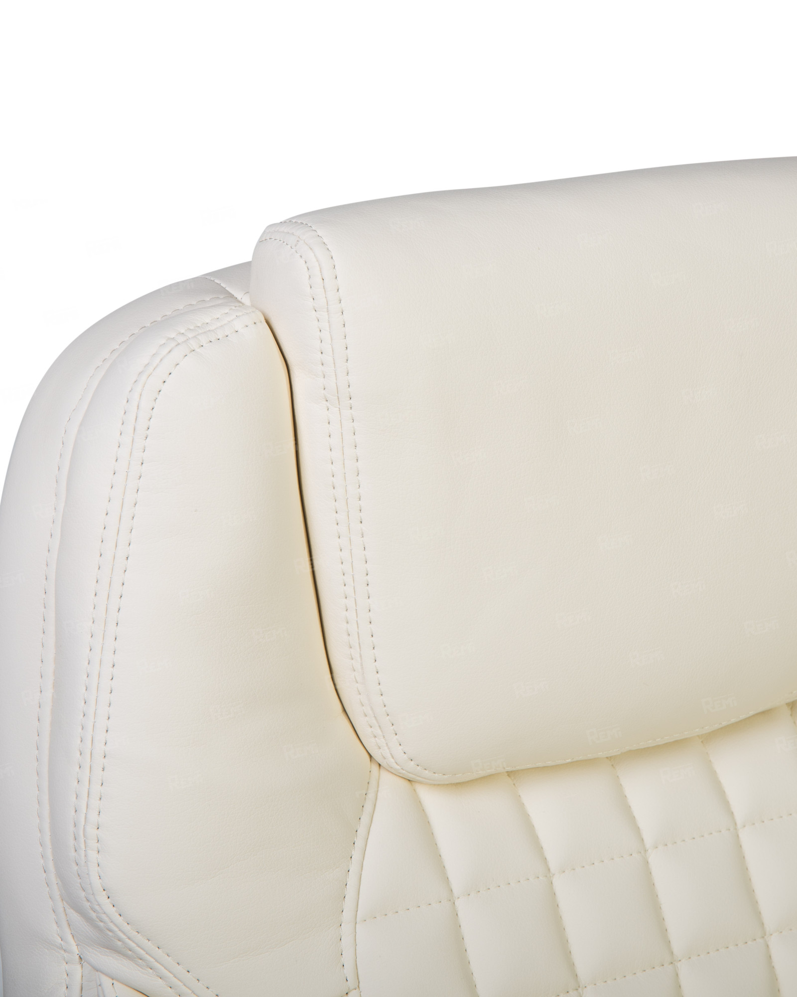 CHESTER, Кресло для руководителя, цвет сиденья кремовый, цвет основания хромированная сталь (арт. LMR-114B)