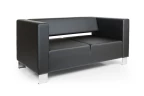 Диван ГОРИЗОНТ на 2 места цвет Черный