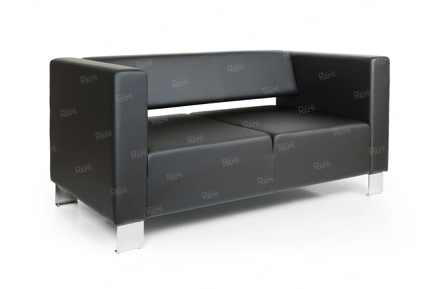 Диван ГОРИЗОНТ на 2 места цвет Черный