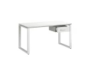 Стол прямой с подвесной тумбой, О-опора 1800x600x750 RM036-18x6 Белый/Белый