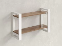 Полка настенная 900x200x500 RM194-90x20 Дуб Юстус/Белый