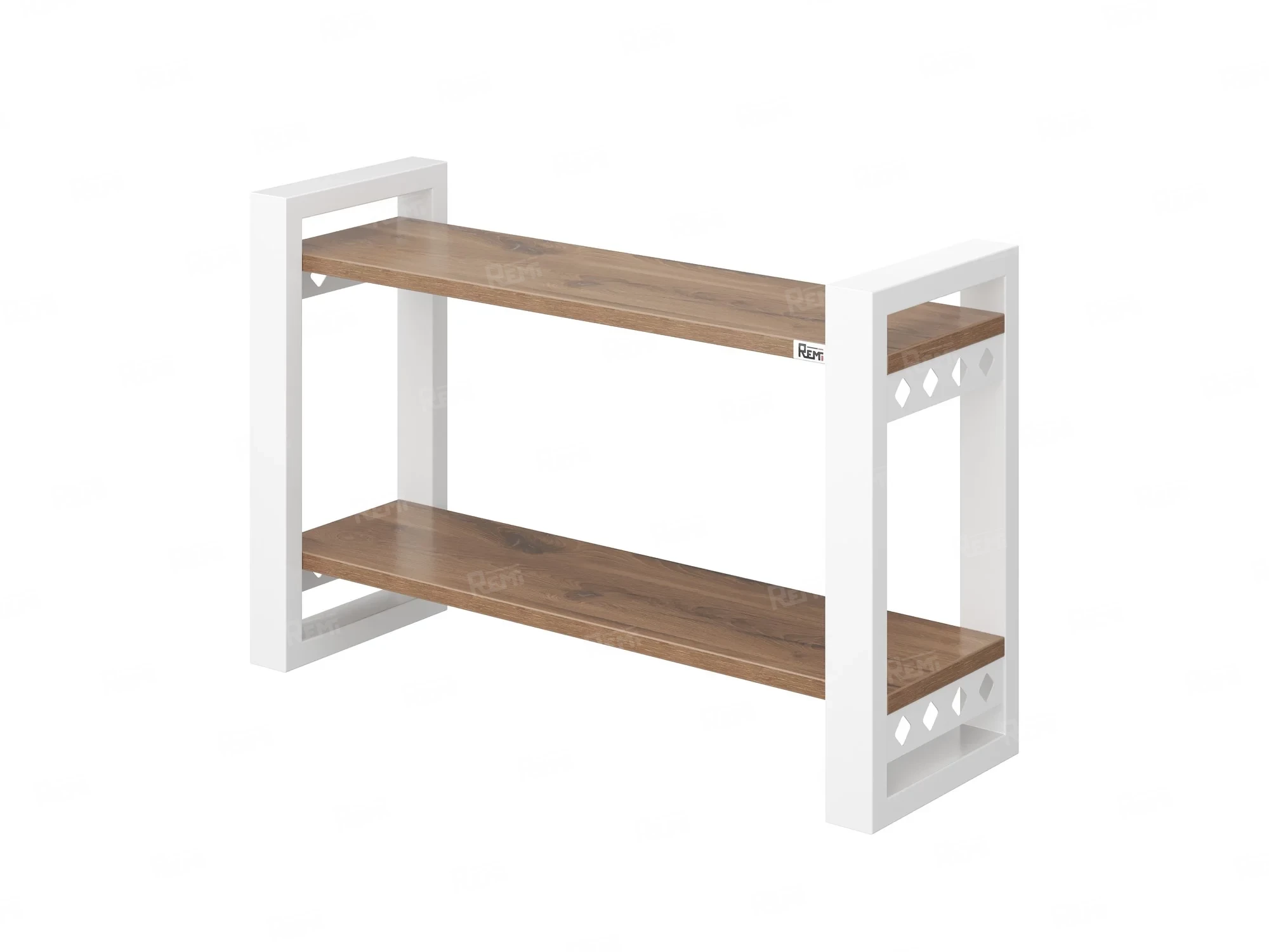 Полка настенная 900x200x500 RM194-90x20 Дуб Юстус/Белый