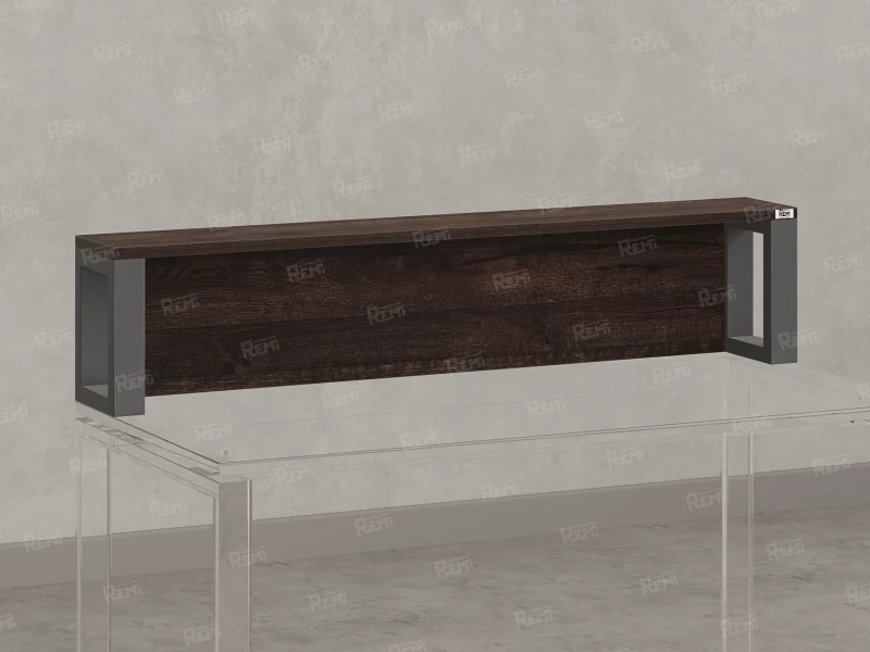 Надстройка для стола 1600x200x300 RM208-160x40 Дуб Апрельский Шоколадный/Серый